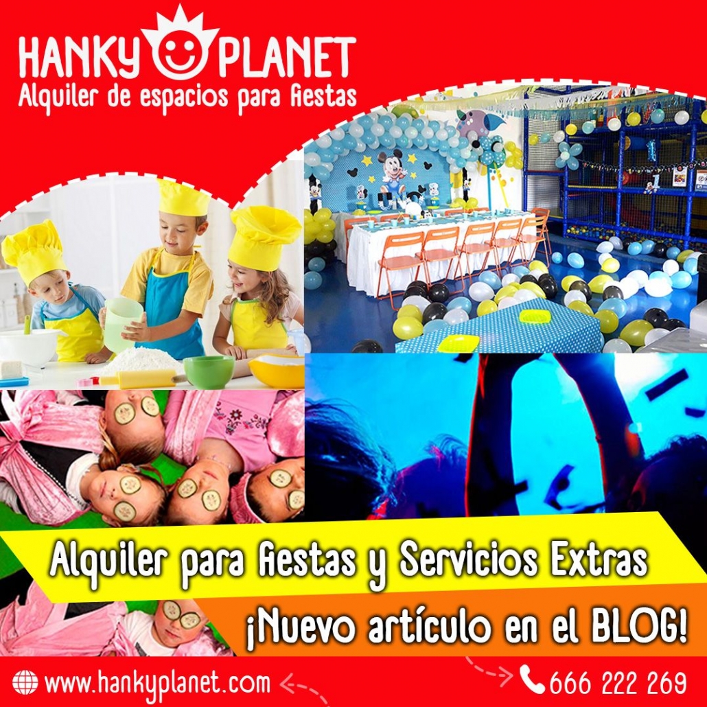 Todo el tiempo protestante Amplificador Alquiler para fiestas y servicios extras | Hanky Planet