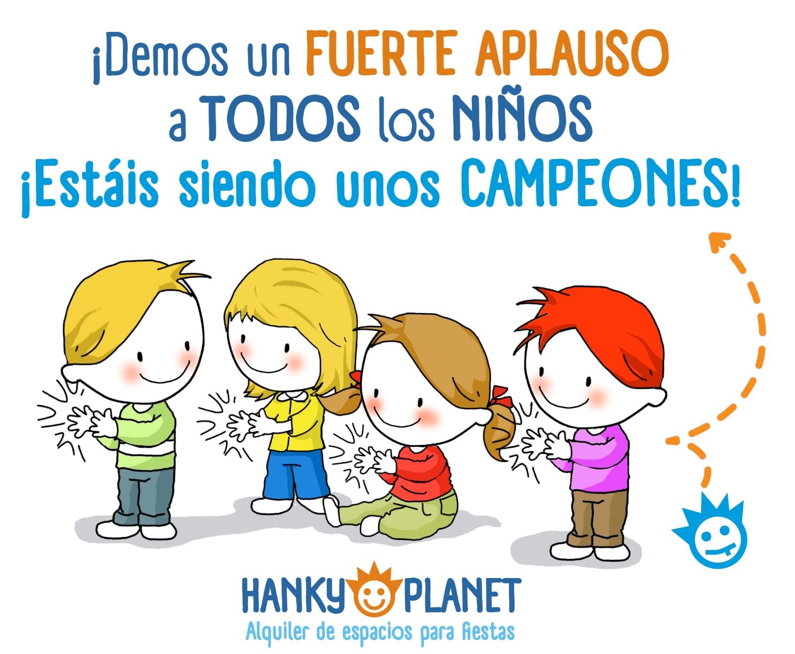 aplauso niños