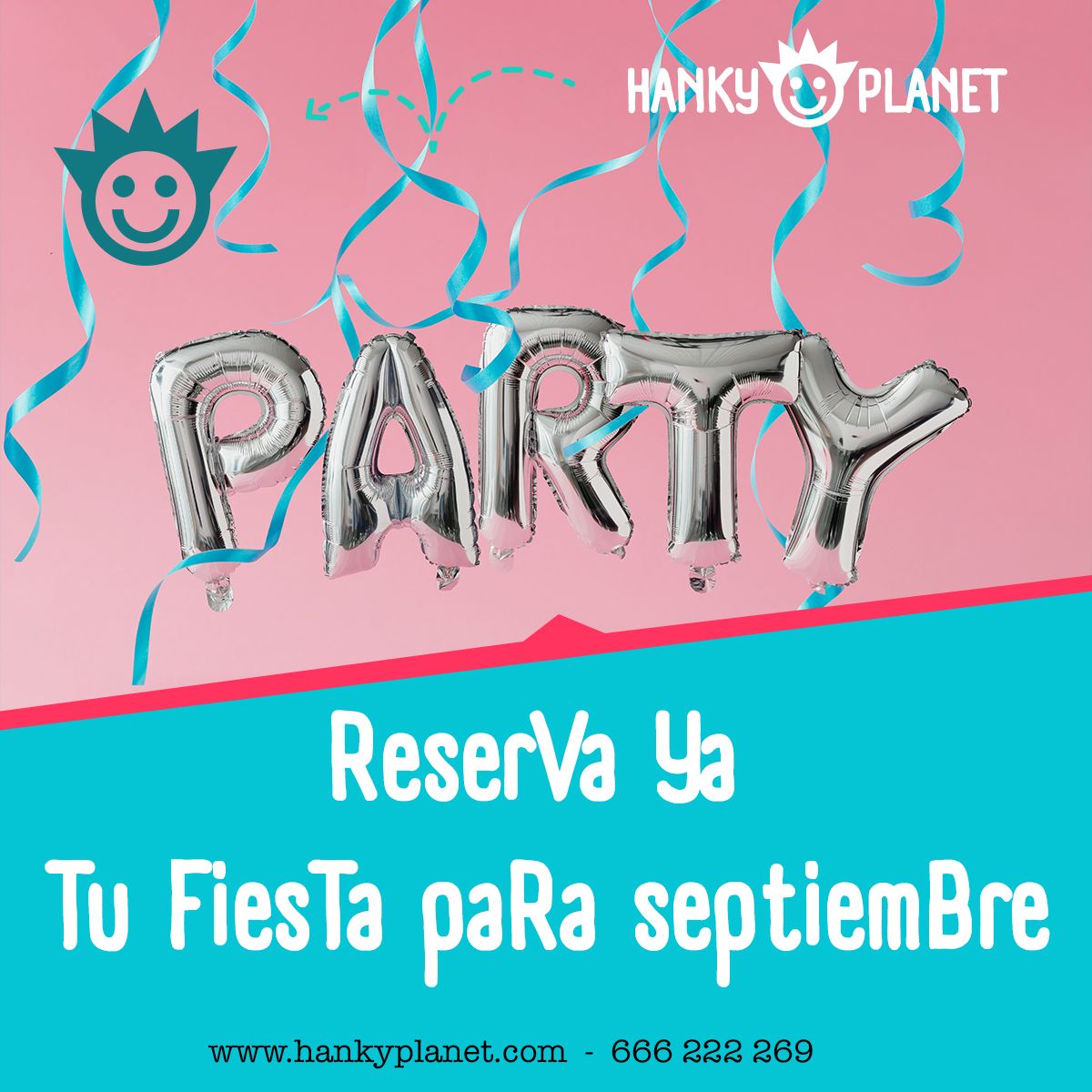 reserva tu fiesta para septiembre