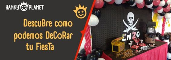 Cómo decorar tu fiesta en Hanky Planet