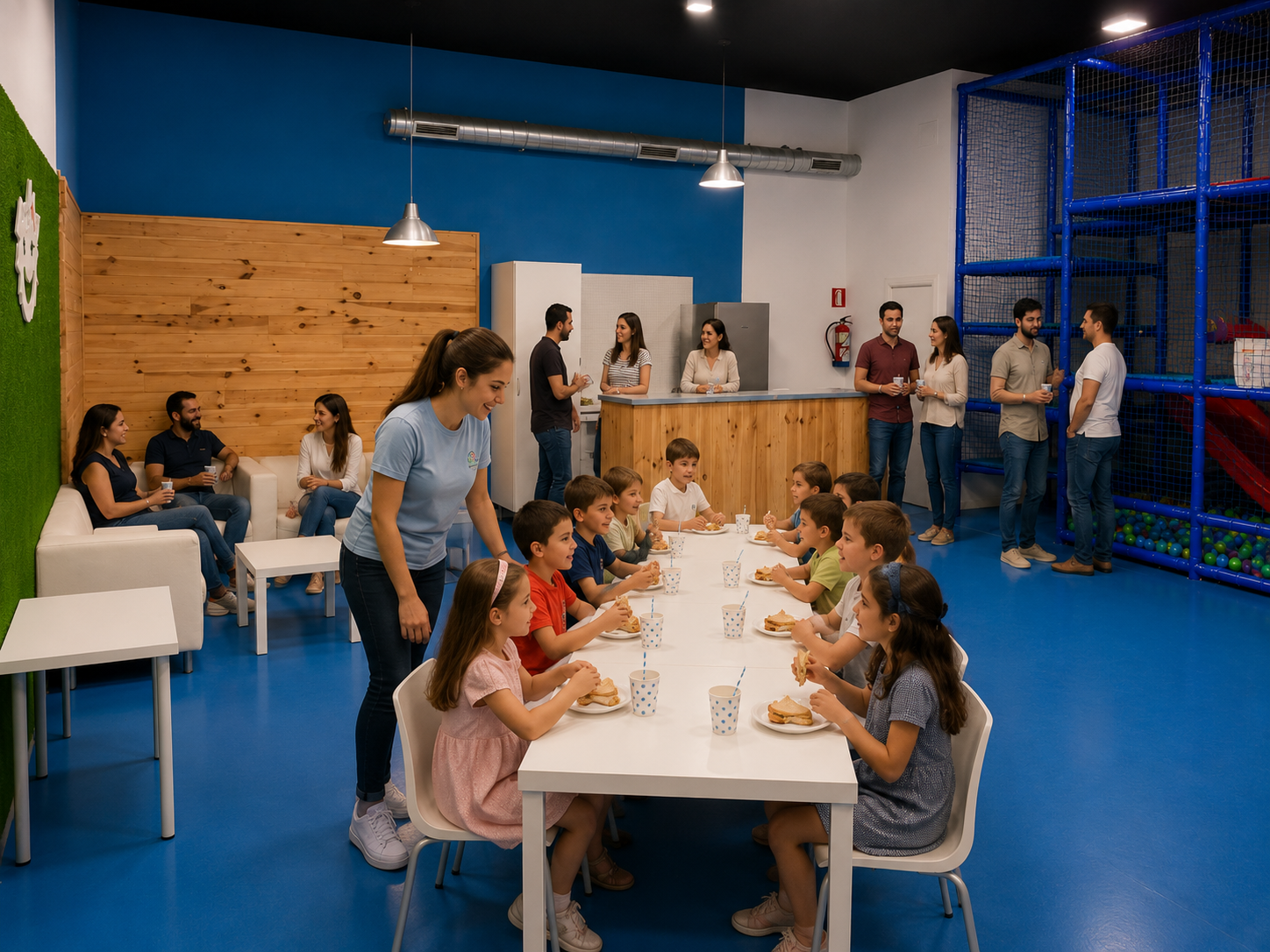 niños celebrando cumpleaños en sala privada Madrid sin compartir