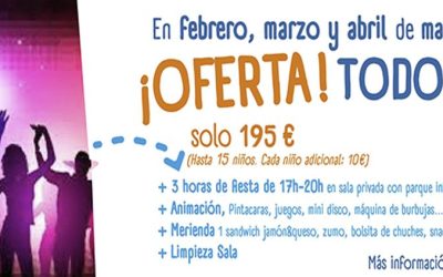 Oferta «Todo Incluido» en febrero, marzo y abril en Hanky Planet Villalba