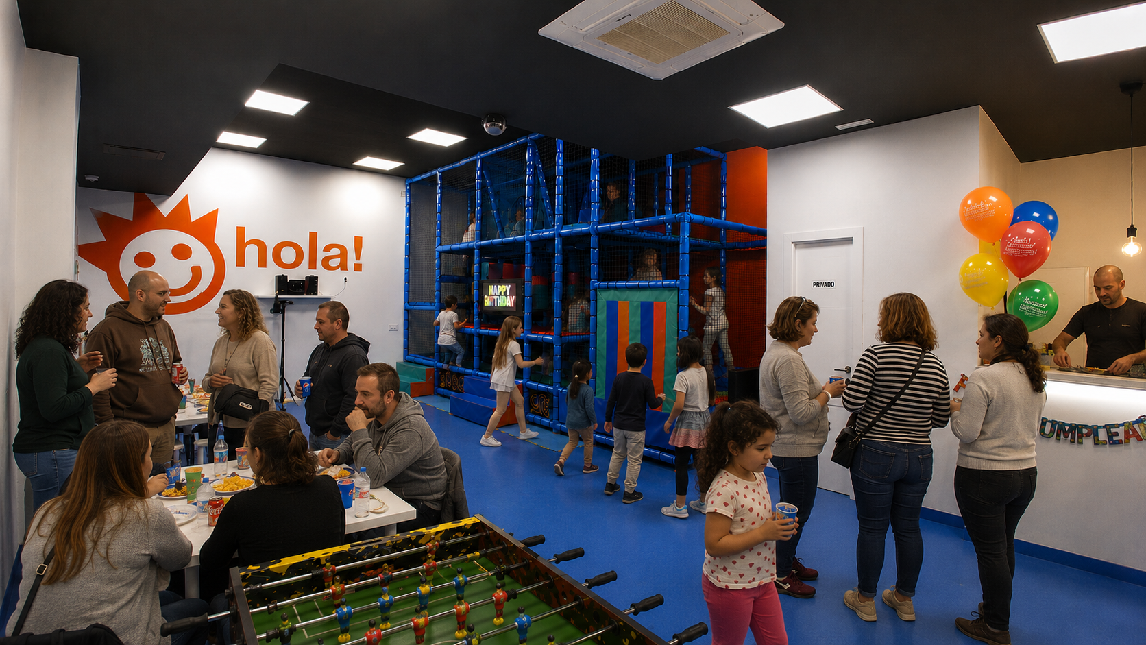 Las rozas sala privada cumpleaños infantil Las Rozas Madrid uso exclusivo