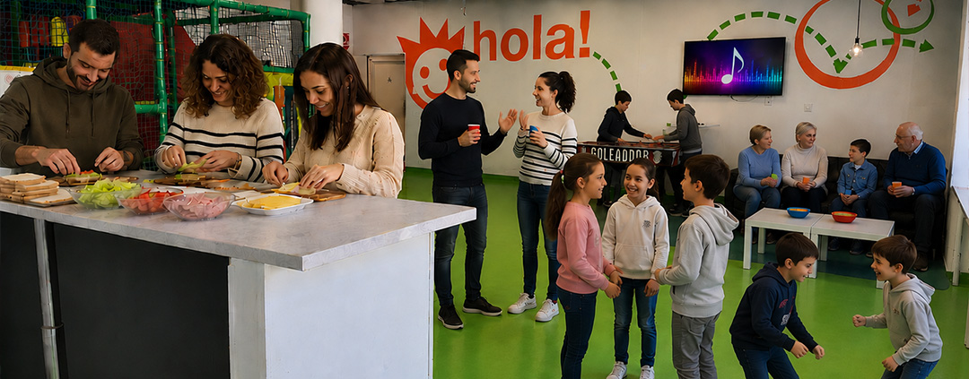 Sala privada para celebrar un cumpleaños infantil